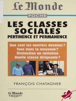 cover image of Les classes sociales